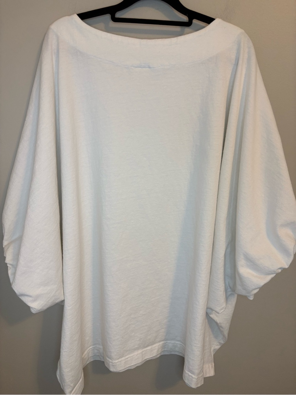 Bryn Walker White Balloon Sleeve Tunic Top Medium Made USA - Picture 2 of 9